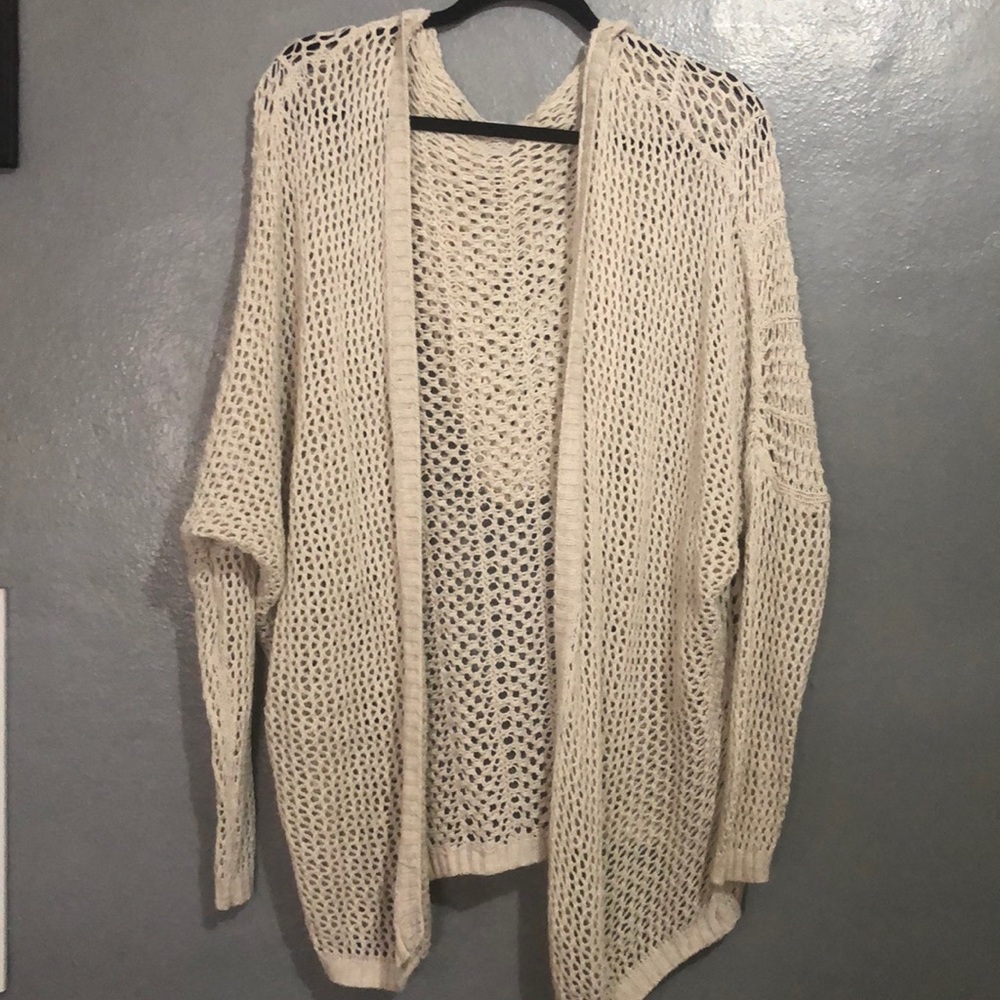 Cream knit cardigan